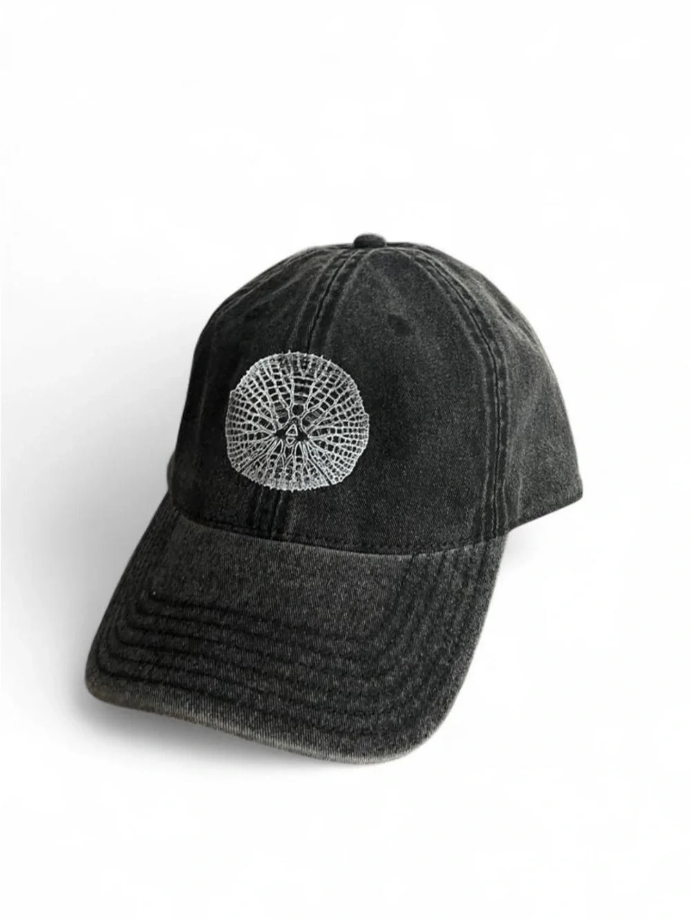 Gray faded/vintage style custom baseball hat